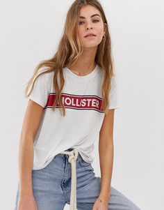 Футболка с логотипом Hollister - Белый