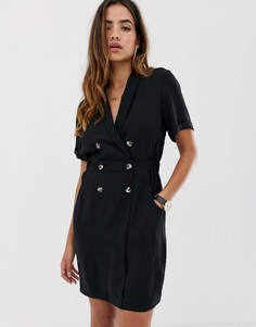 Платье мини в стиле смокинга ASOS DESIGN - Черный