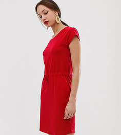 Трикотажное платье с поясом Vero Moda Tall - Красный