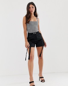 Черные шорты в стиле милитари Missguided - Черный