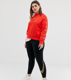 Леггинсы со звериным принтом Nike plus - Мульти