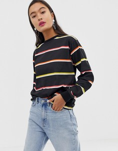 Лонгслив с неоновыми полосками ASOS DESIGN - Мульти