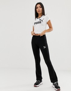 Черные расклешенные леггинсы Puma classics - Черный