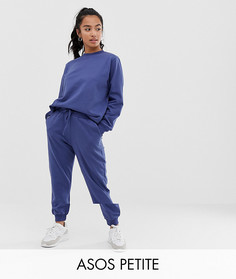 Спортивный костюм со свитшотом и джоггерами ASOS DESIGN Petite - Коричневый