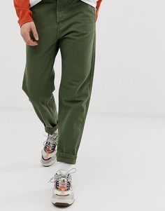 Зеленые джинсы Weekday - Зеленый