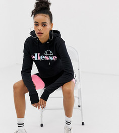Худи укороченного кроя с логотипом Ellesse - Черный