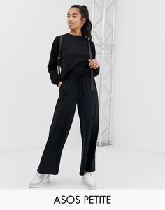 Широкие джоггеры ASOS DESIGN Petite - Черный
