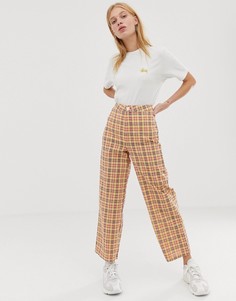 Брюки в клетку в стиле 90-х ASOS DESIGN - Мульти