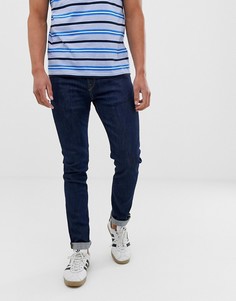 Темные зауженные джинсы суперстретч PS Paul Smith Reflex - Синий