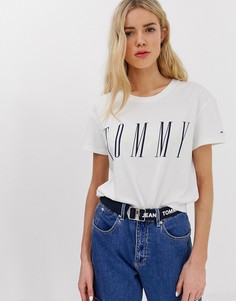 Футболка с логотипом Tommy Jeans - Белый