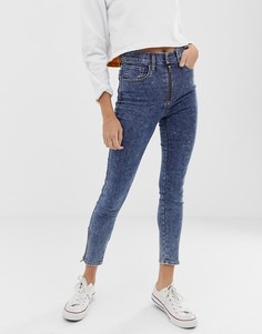 Укороченные джинсы скинни с необработанными краями Levis - Синий Levis®
