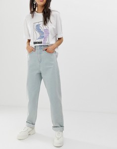 Джинсы-морковки с завышенной талией ASOS WHITE - Синий