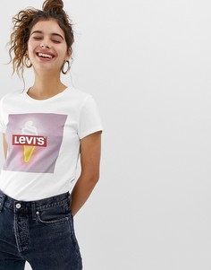 Футболка с принтом мороженого Levis - Белый Levis®