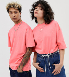 Розовая футболка COLLUSION Unisex - Розовый