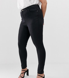 Черные джинсы скинни с завышенной талией Simply Be Lucy - Черный