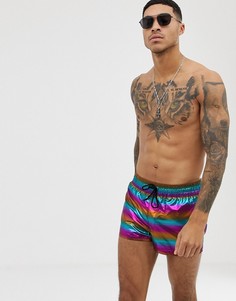 Очень короткие шорты для плавания ASOS DESIGN - Мульти