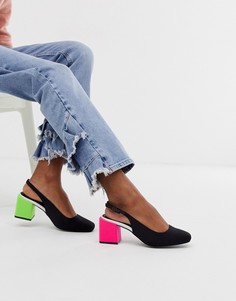 Туфли на среднем каблуке ASOS DESIGN - Черный