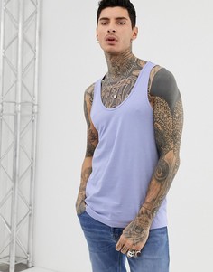 Фиолетовая майка из органического хлопка ASOS DESIGN - Фиолетовый