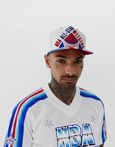 Белая бейсболка Mitchell & Ness All Star Weekend 1991 Crop - Белый