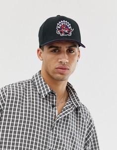 Черная бейсболка Mitchell & Ness 110 Toronto Raptors - Черный
