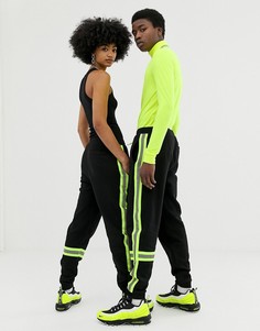 Джоггеры с отделкой лентой COLLUSION x Everyone Together Unisex - Черный