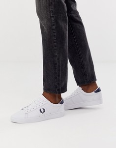 Белые кожаные кроссовки Fred Perry Spencer - Белый