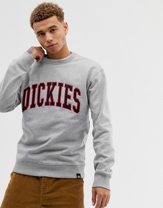Серый свитшот с логотипом Dickies Fredricksburg - Серый