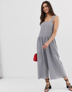 Комбинезон в полоску с пуговицами сбоку ASOS DESIGN - Мульти
