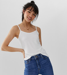 Белый топ на бретелях ASOS DESIGN Petite ultimate - Белый