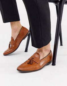 Светло-коричневые лоферы с кисточками River Island - Рыжий