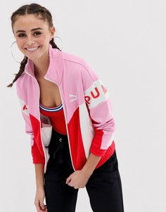 Розовая блестящая спортивная куртка Puma XTG 94 - Розовый