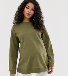 Свитшот цвета хаки ASOS DESIGN Maternity ultimate - Зеленый