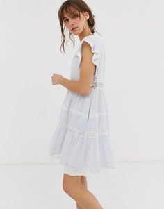 Платье в стиле ретро Free People - Кремовый