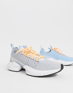 Серо-оранжевые кроссовки для бега Reebok Sole Fury - Серый
