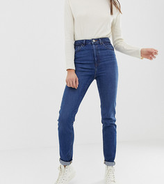 Темные узкие джинсы в винтажном стиле с завышенной талией ASOS DESIGN Tall Farleigh - Синий