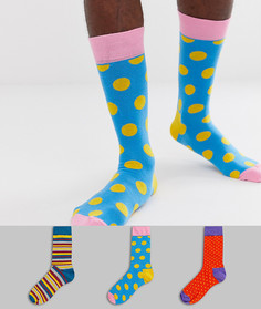 Набор из 3 пар носков HS by Happy Socks - Мульти