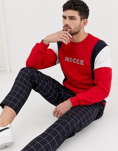 Красный свитшот с логотипом Nicce - Красный