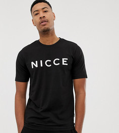Черная футболка с логотипом Nicce - Черный