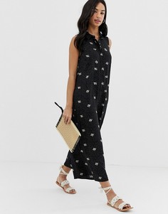 Комбинезон с широкими штанинами и принтом ASOS DESIGN - Мульти