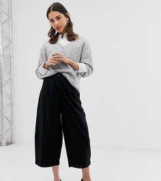 Повседневные брюки с широкими штанинами ASOS DESIGN - Черный