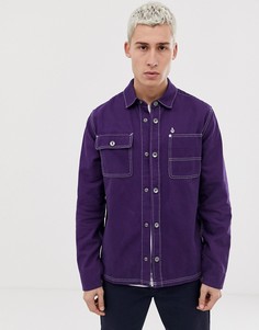 Фиолетовая рубашка Volcom Fitzkrieg - Фиолетовый