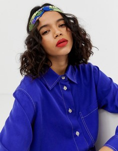 Повязка на голову с принтом ASOS DESIGN - Мульти
