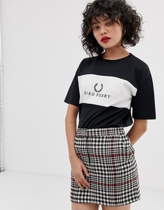 Футболка с логотипом Fred Perry - Черный