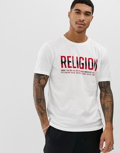 Футболка с логотипом Religion - Белый