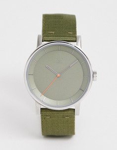 Часы с парусиновым ремешком adidas W1 - Зеленый