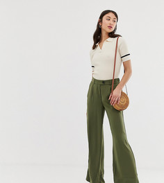 Зеленые широкие брюки Vero Moda Tall - Зеленый