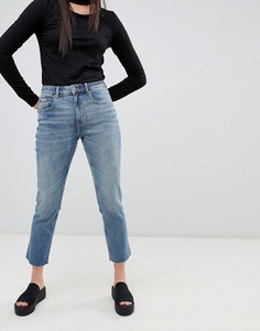 Укороченные джинсы прямого кроя Cheap Monday Revive - Синий