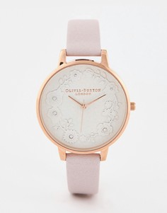 Часы с кожаным ремешком Olivia Burton OB16AR01 Artisan - Розовый