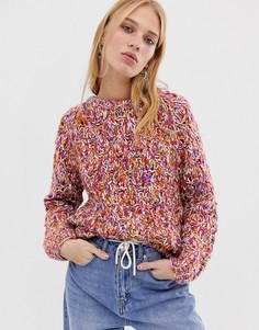 Разноцветный свитер крупной вязки ASOS WHITE - Мульти
