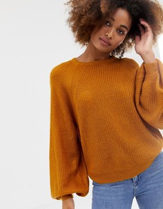 Джемпер с объемными рукавами Brave Soul - Оранжевый